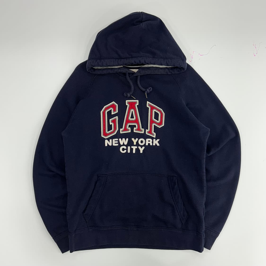 Gap 갭 레드로고 네이비 후드티 상품이미지3