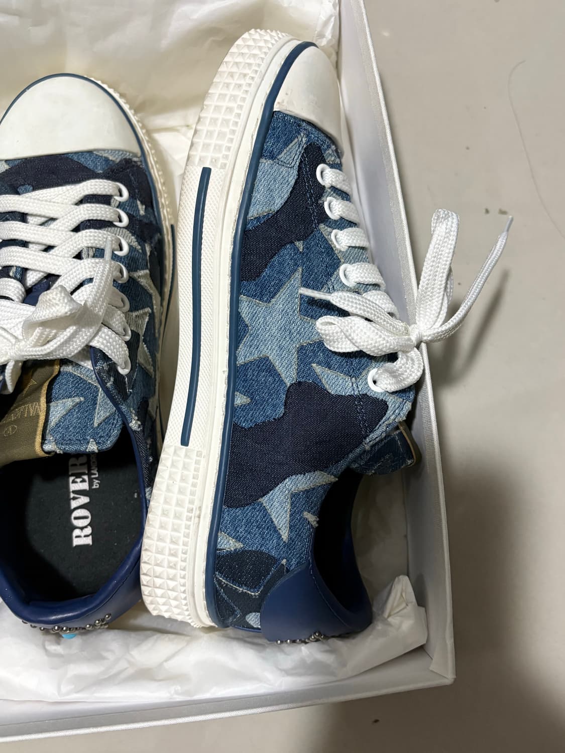 발렌티노 희귀 스타 스니커즈 230 y2k 상품이미지5