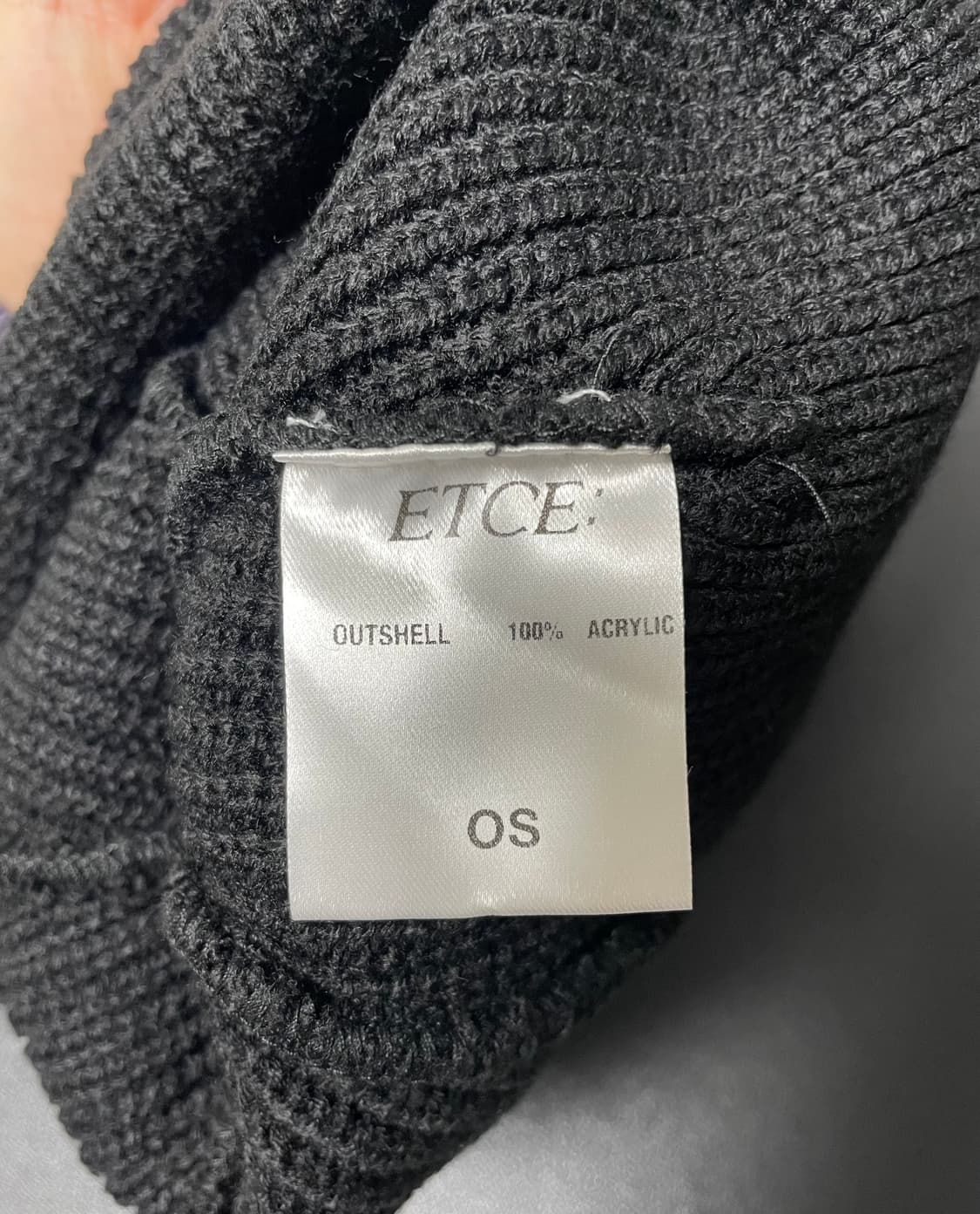 ETCE 비니 블랙 상품이미지6