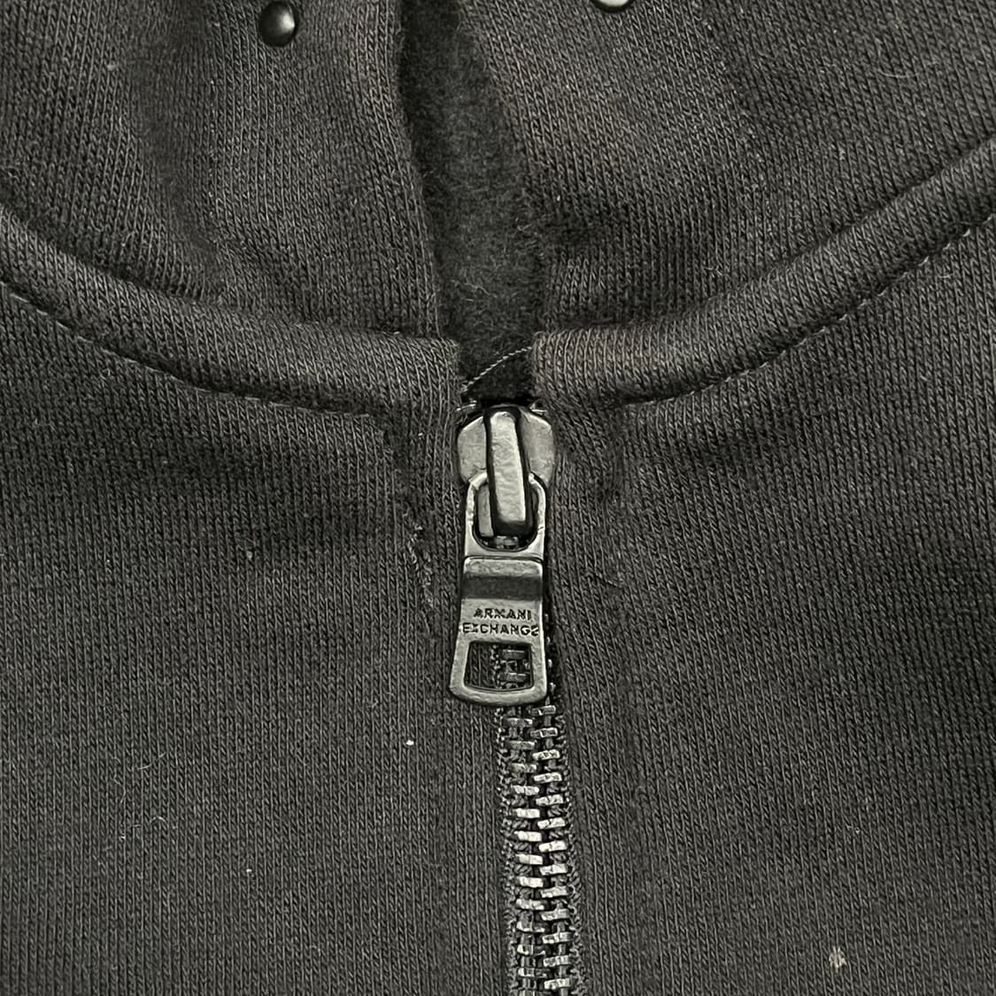 [정품/XL] A|X 아르마니 익스체인지 블랙 후드집업 스톤 장식 b17 상품이미지7