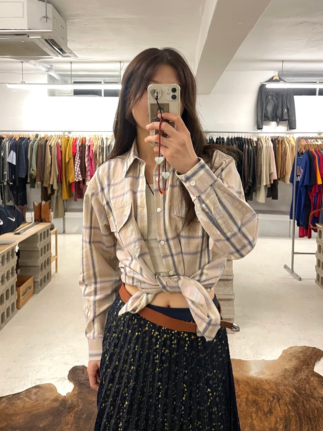 COURREGES check shirts 쿠레쥬 셔츠 상품이미지1