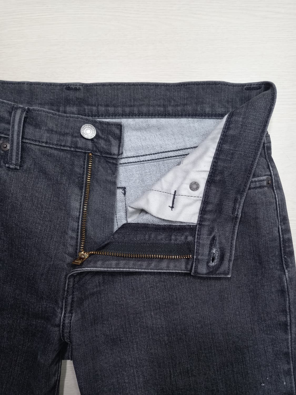 32 리바이스511 약기모 스판 슬림일자진 다크그레이 32-327 상품이미지7