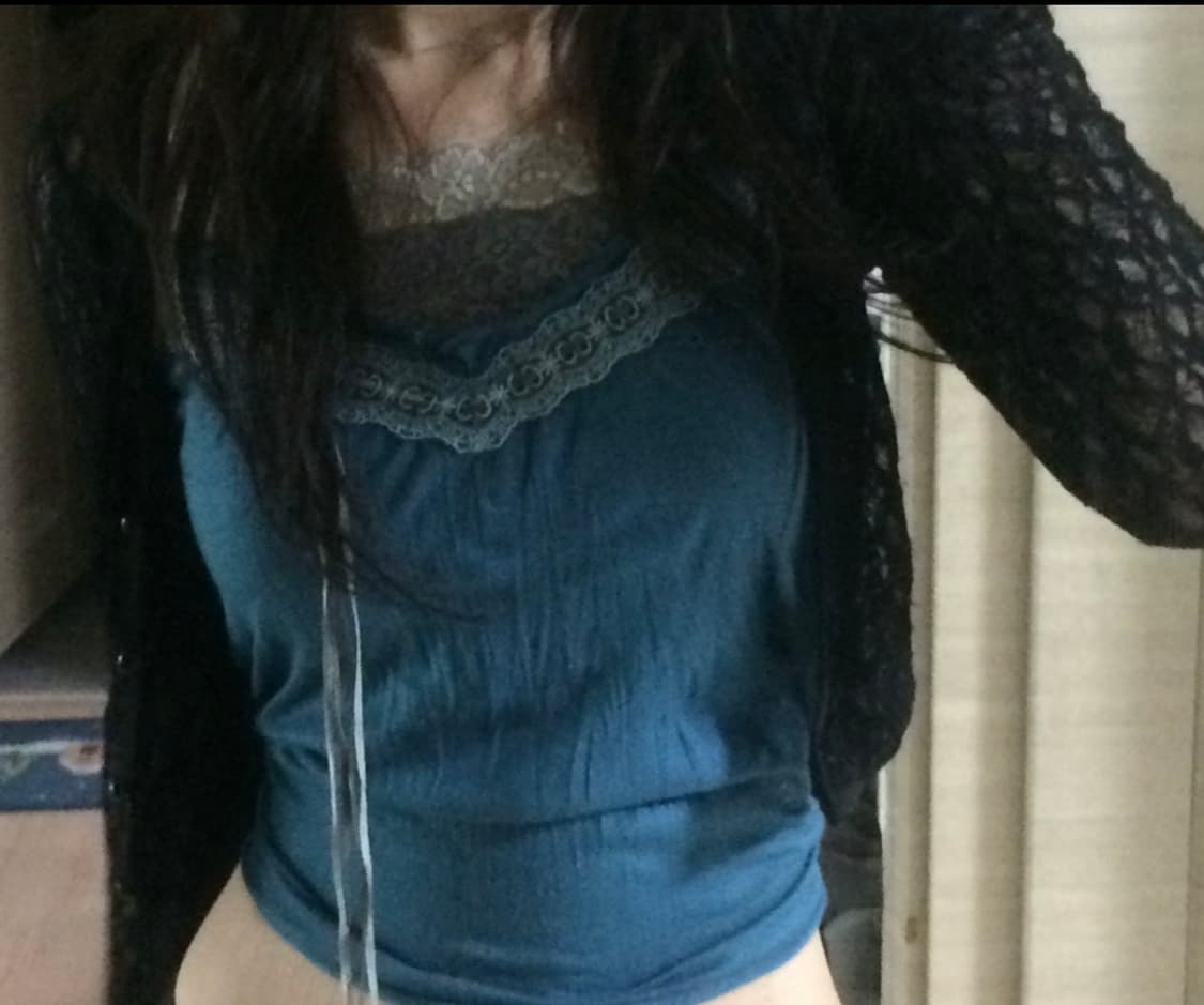 일본 빈티지 레이스 나시  상품이미지1