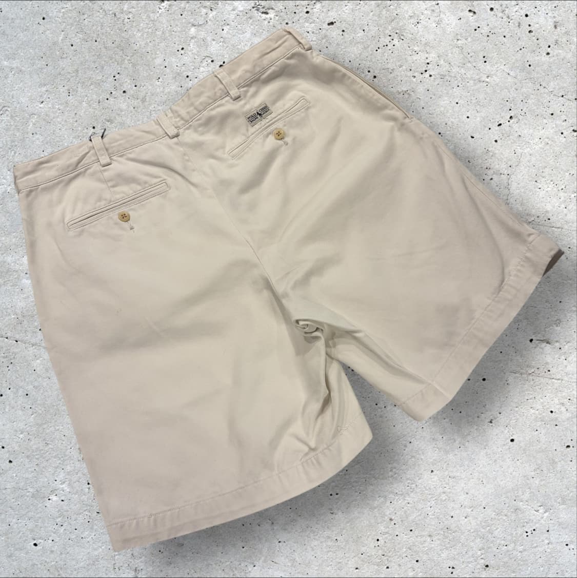 [48] 폴로 랄프로렌 화이트 코튼 반바지 C454 상품이미지1