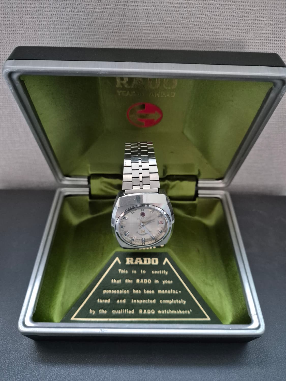RADO Mannheim 오토매틱 시계(오리지널 박스) 상품이미지3