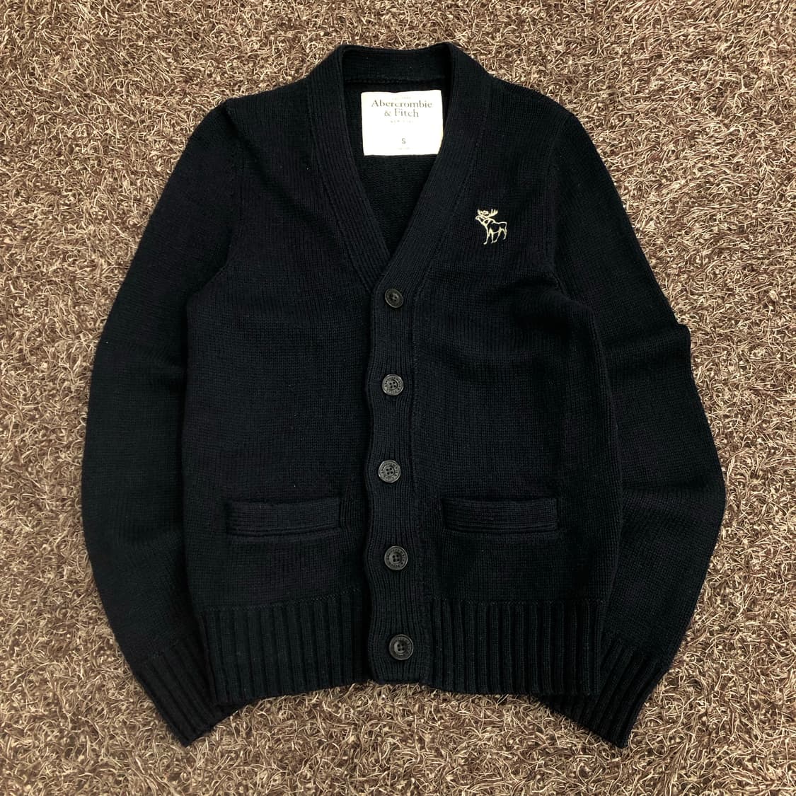 아베크롬비 네이비 울 가디건 상품이미지1