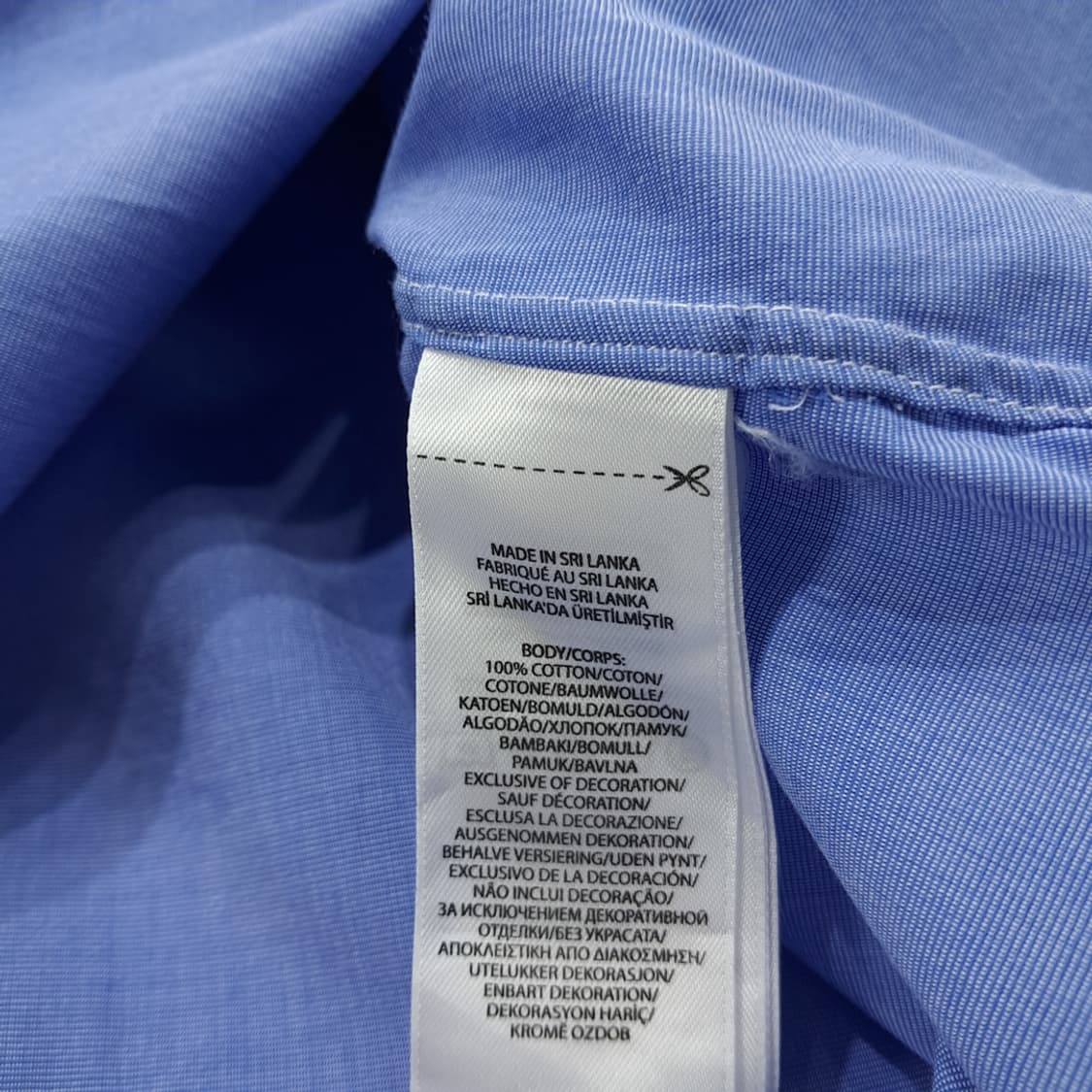 CN835 XL 폴로 랄프로렌 블루 긴팔 셔츠 남방 상품이미지6