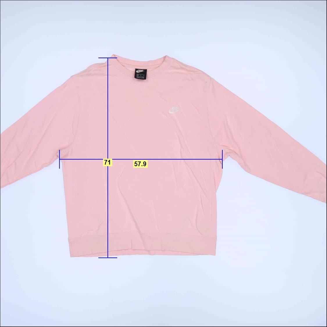 [XXL] 나이키 스몰로고 맨투맨 티셔츠 1212H1 상품이미지10