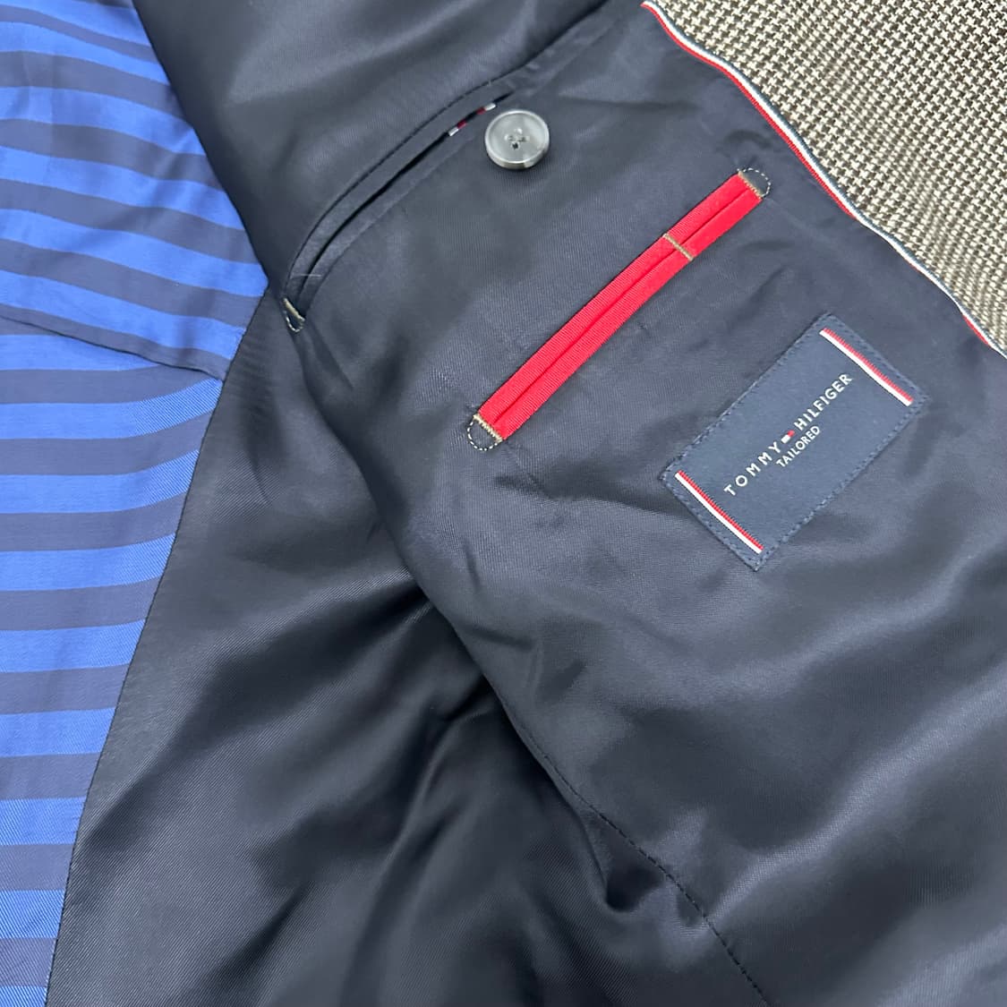 타미힐피거 체크 블레이져 자켓 L-XL 상품이미지9