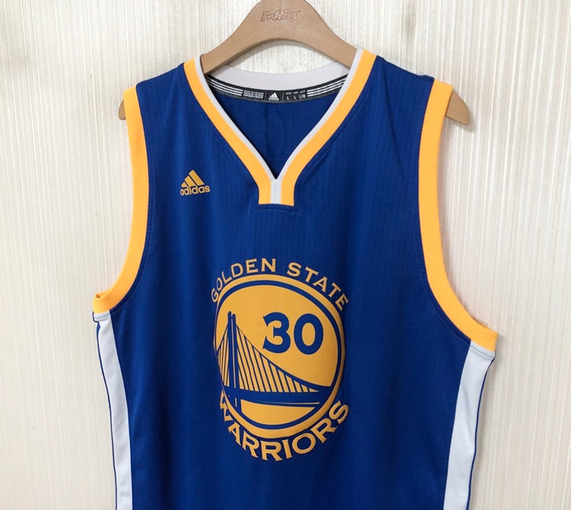 NBA 아디다스 골든스테이트워리어스 스윙맨유니폼 L(100) #30 커리 상품이미지6