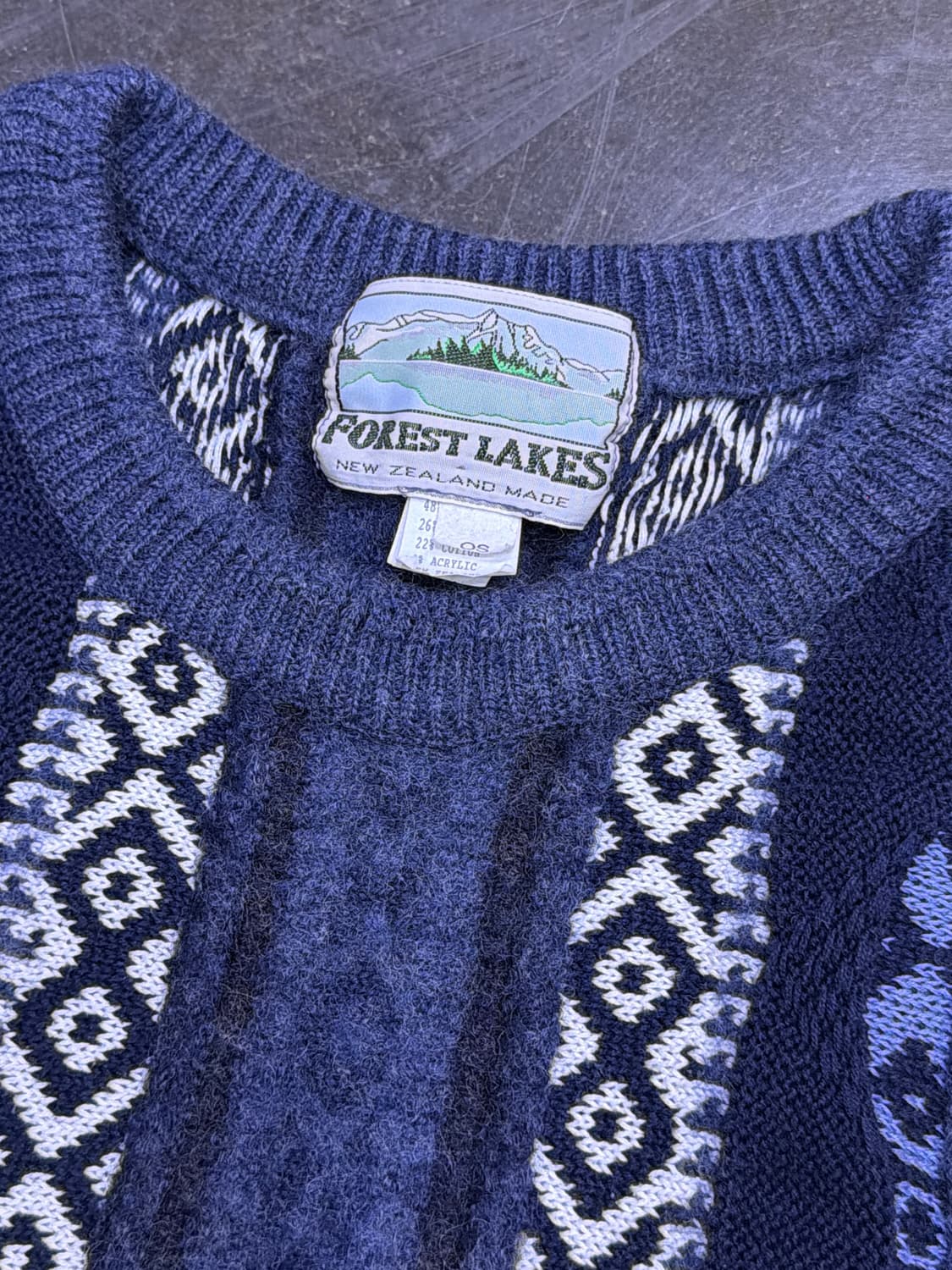 Forest Lakes 포레스트 레이크스 뉴질랜드 케이블 패턴 니트 F 상품이미지3