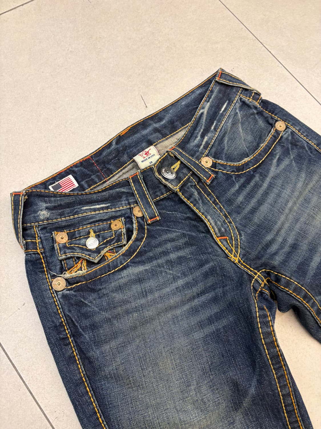 트루릴리전 레인보우 조이 부츠컷 데님 상품이미지8