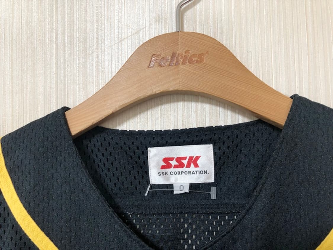 NPB SSK 한신타이거즈 블랙유니폼/져지 O(XL) 상품이미지4