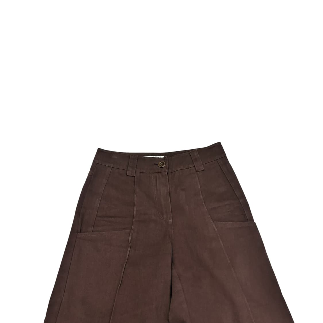 에토스 브라운 절개 와이드 팬츠 상품이미지2