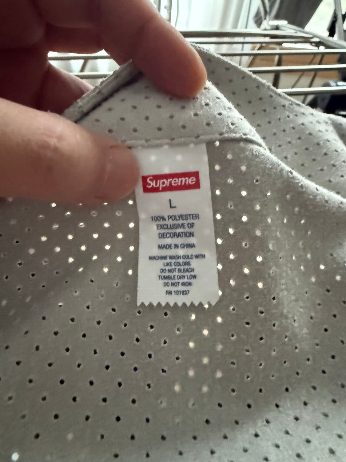 슈프림 울트라스웨이드 메쉬 베이스볼 져지 상품이미지3