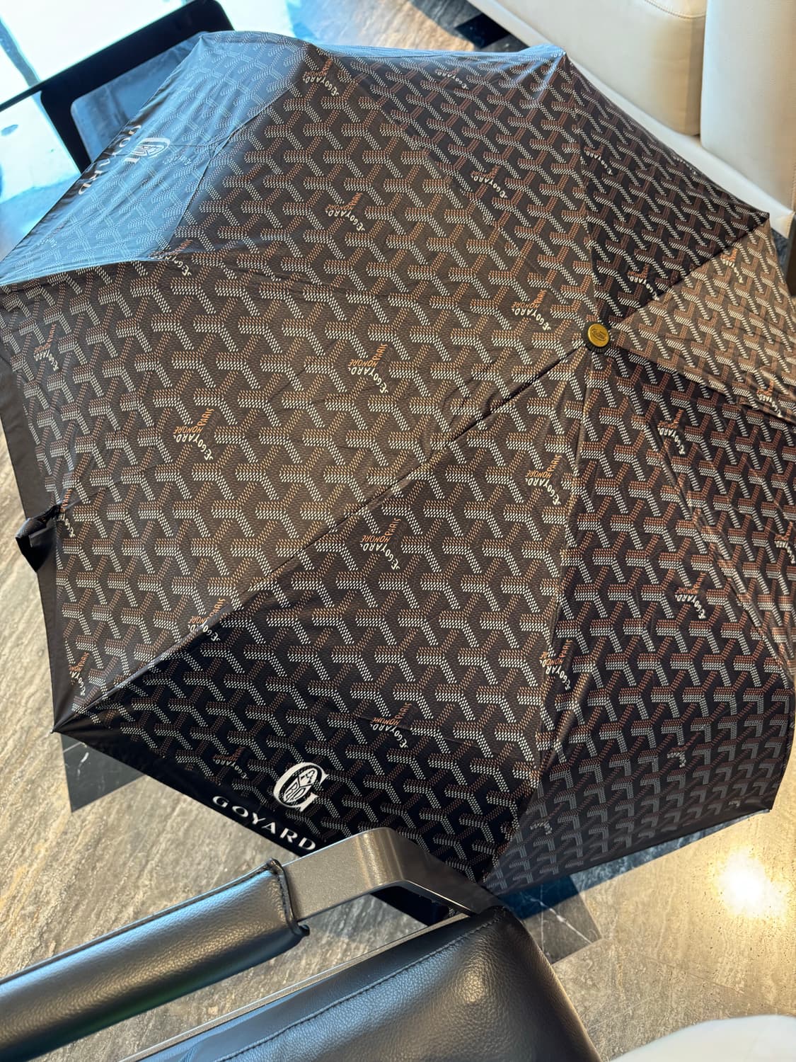 고야드 삼단자동우산 양산 상품이미지4