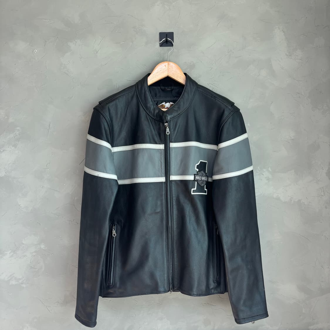 할리 데이비슨 카우하이드 넘버원 레더자켓 상품이미지1