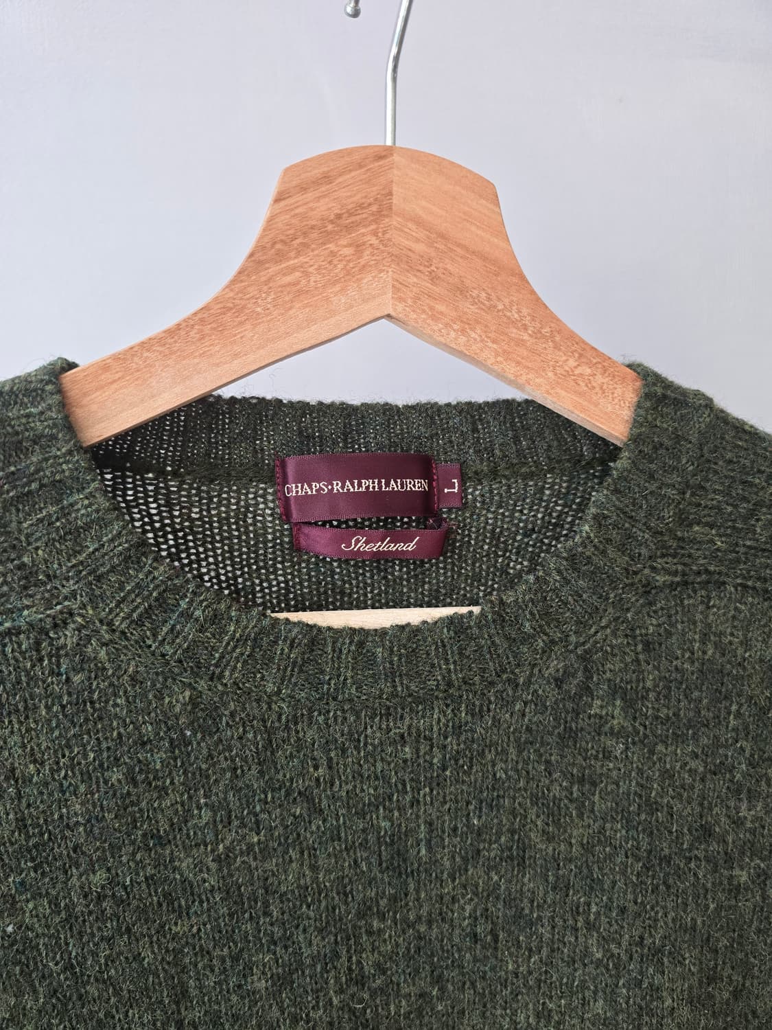 CHAPS RALPH LAUREN 셰틀랜드 울 니트 상품이미지2