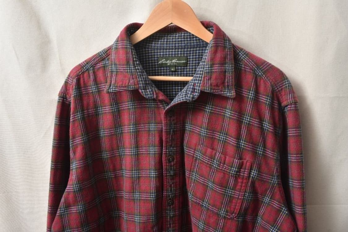 에디바우어 헤비 체크 셔츠 XL M0171 상품이미지3