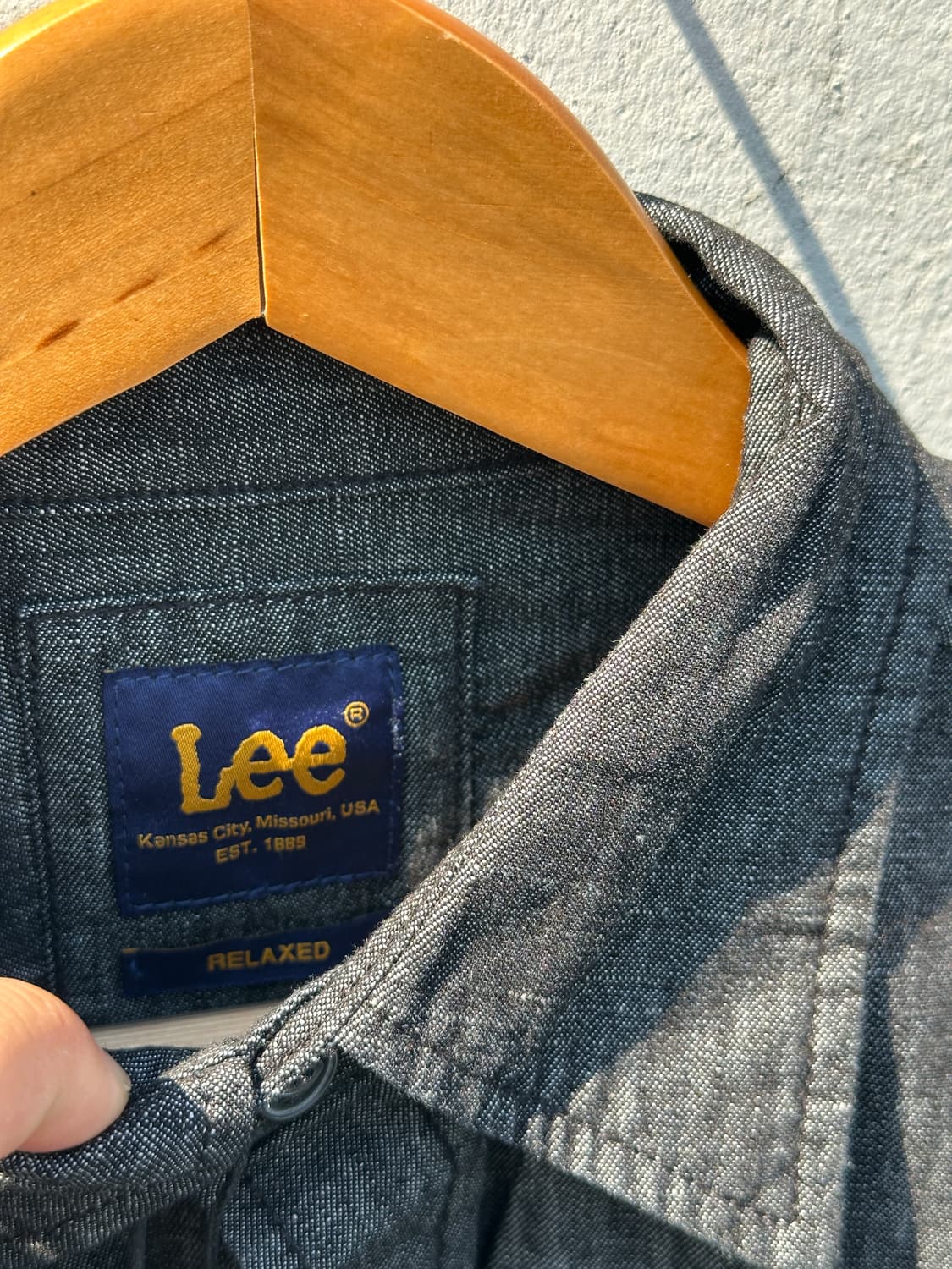 [XL] Lee 리 데님 포켓 반팔 셔츠 상품이미지3