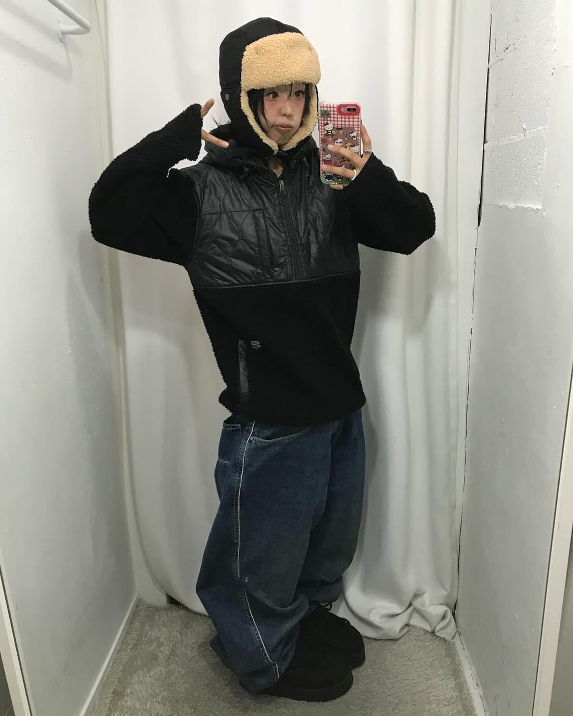 Stussy X Holden Fleece Half Zip-Up 상품이미지3