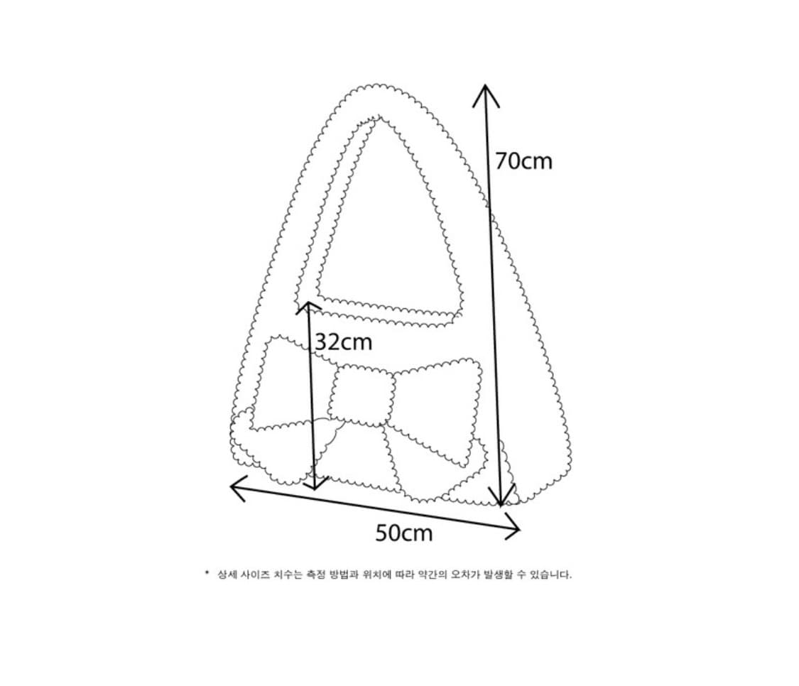 시오서울 도트 땡땡이 리본 dot 숄더백 블랙 상품이미지3