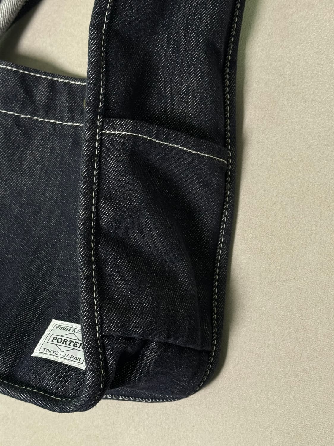 포터 데님 미니 숄더백 상품이미지2