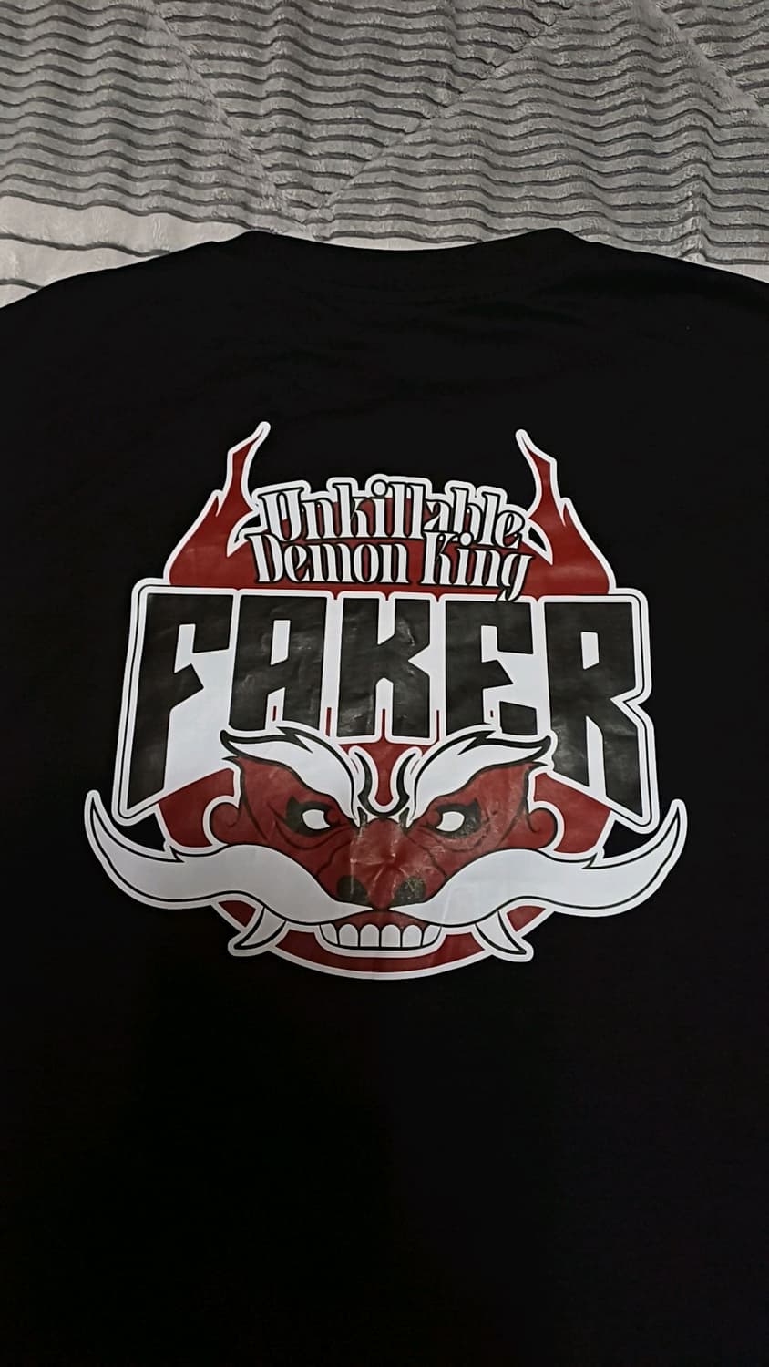 T1 페이커 오버핏반팔 110 가슴59 기장74 상품이미지4