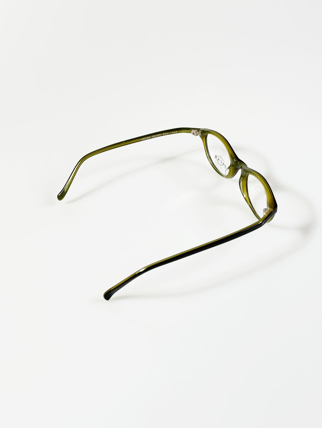 90s OSCAR DE LA RENTA 오벌 뿔테 빈티지 안경 상품이미지4