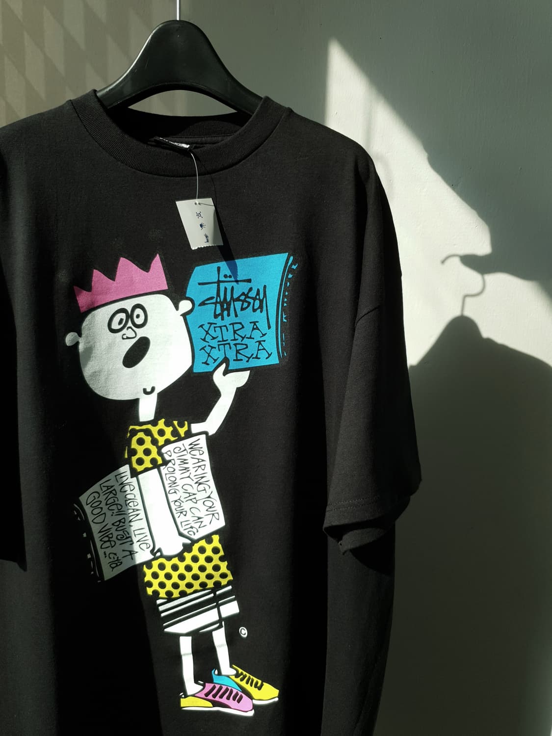 00, 90s STUSSY print tee 상품이미지7