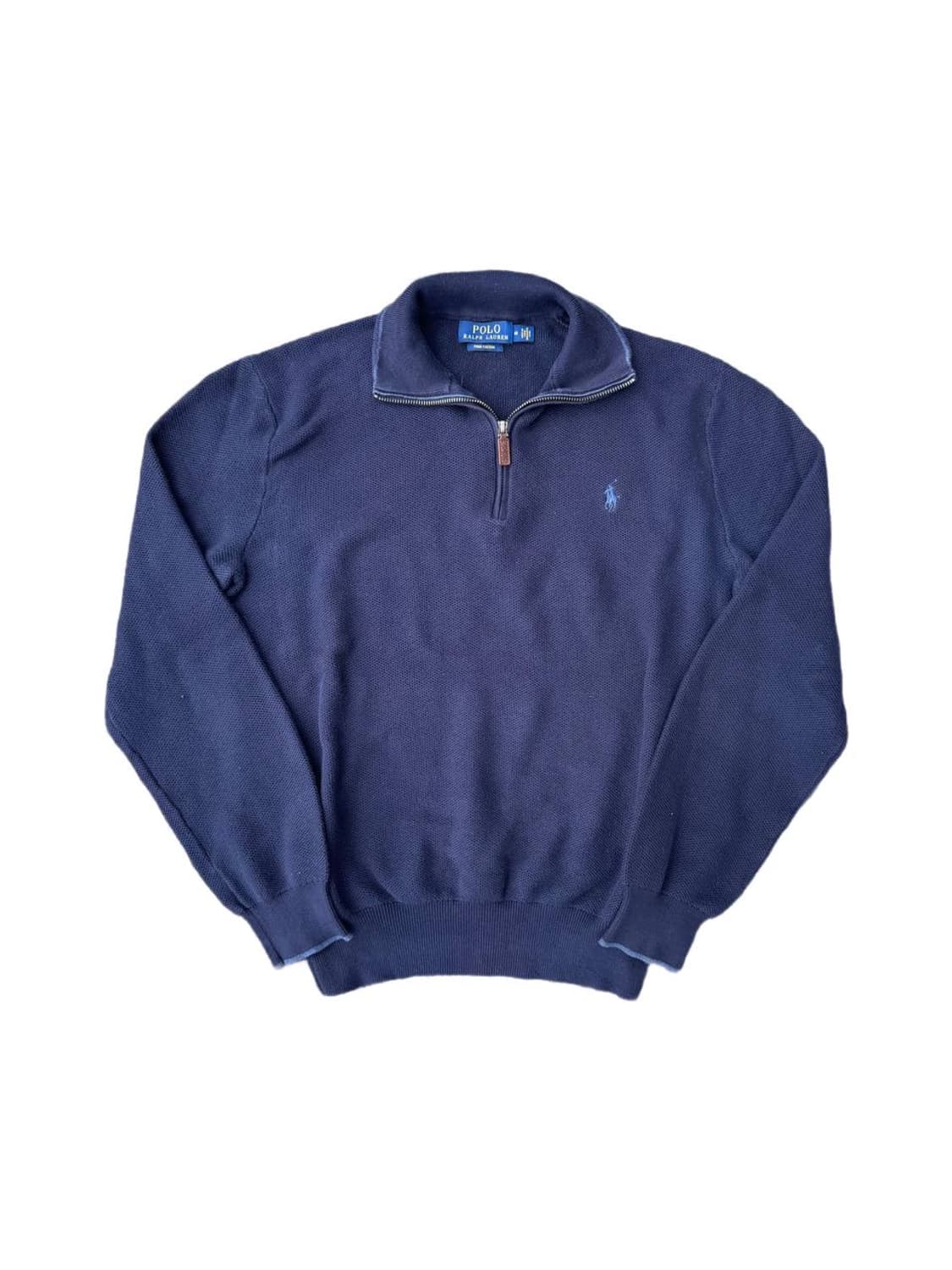 PRL quarter zip cotton sweater 상품이미지1