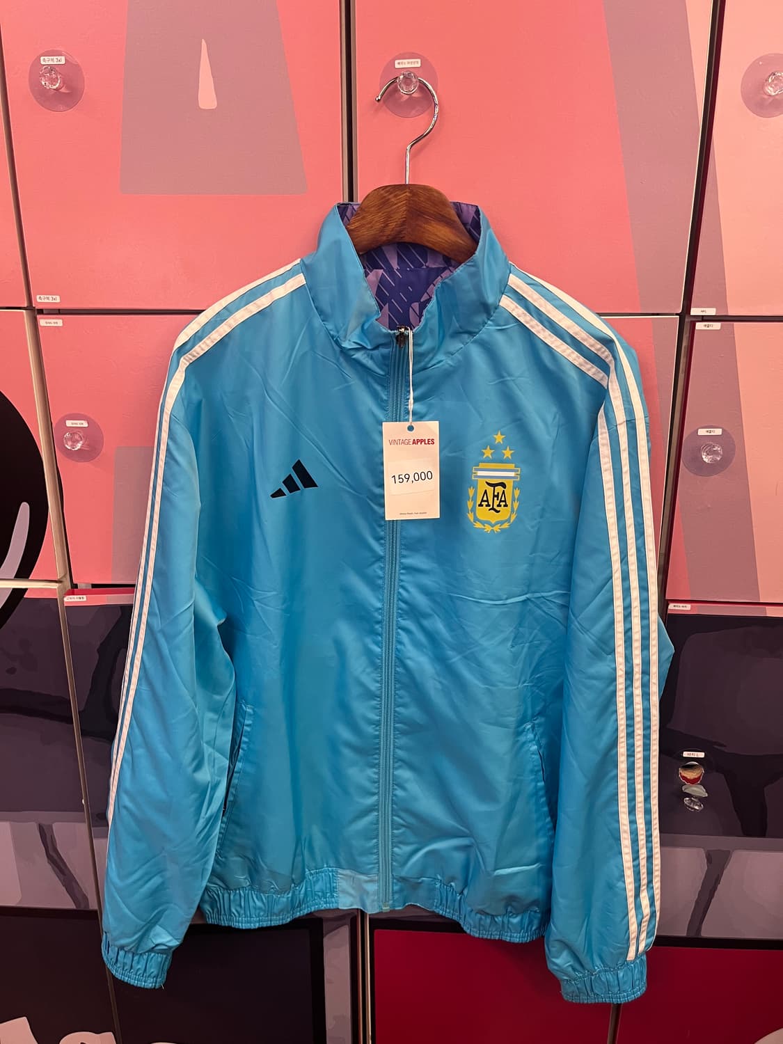 아디다스 아르헨티나 앤섬 자켓 라이트 블루 상품이미지5