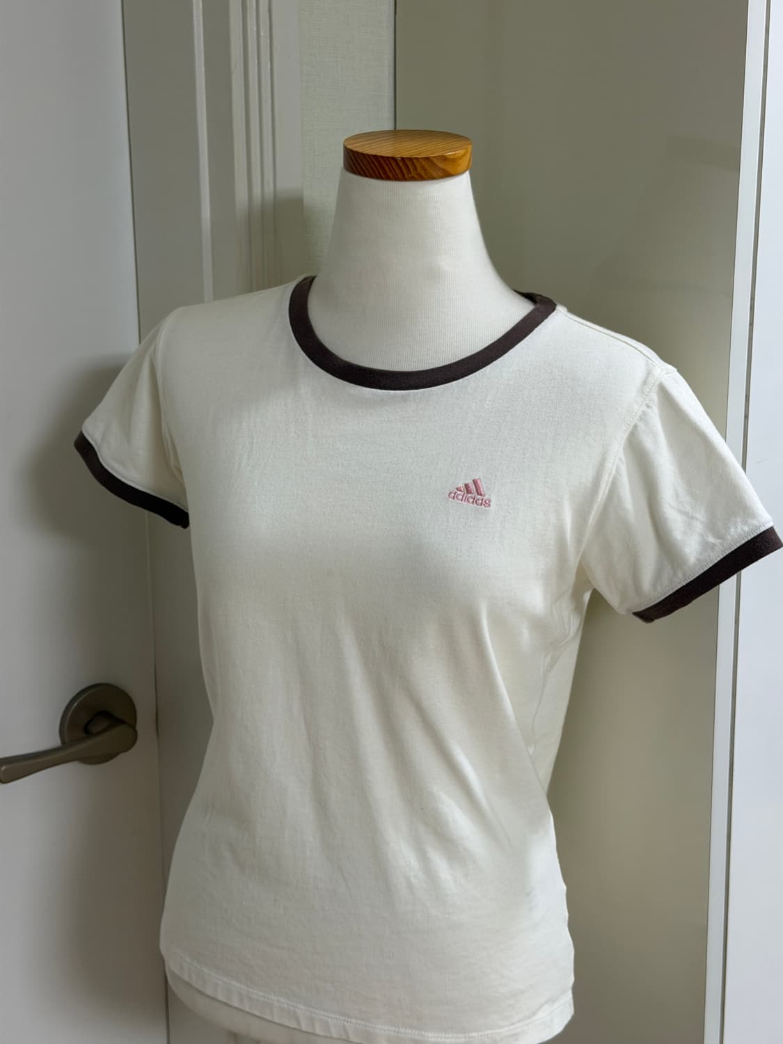 아디다스 딸기초코 브라운핑크 링거티 반팔 상품이미지1