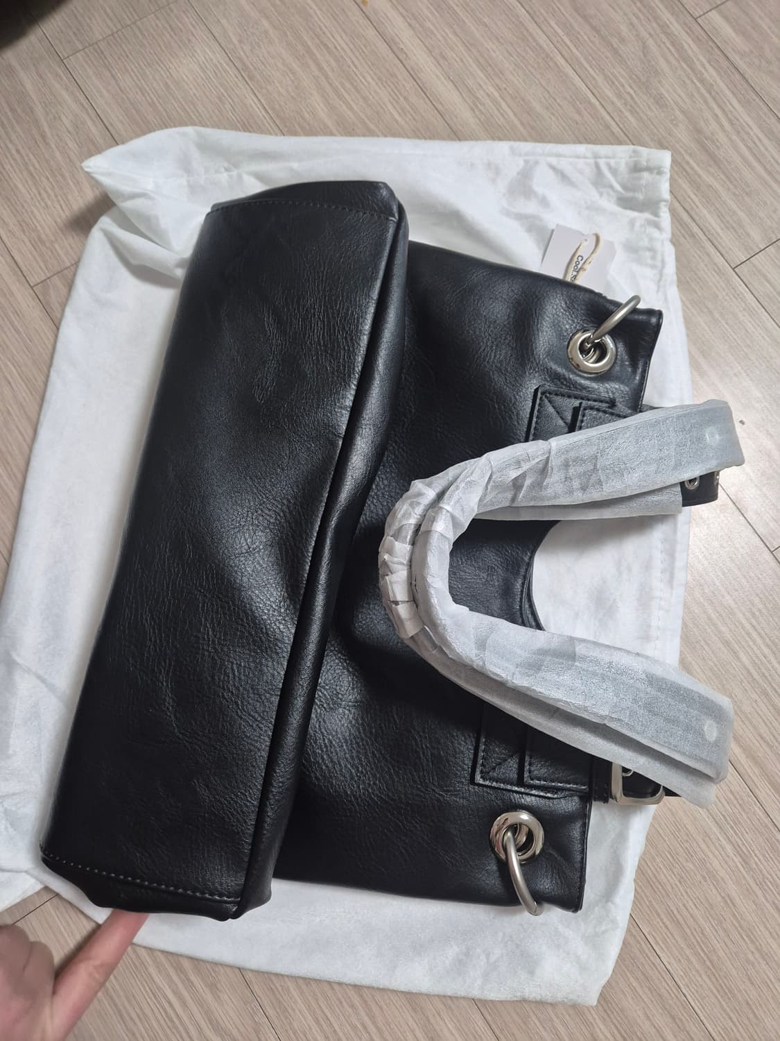 히에타 베키백 블랙 토트백 새상품 hieta 상품이미지4