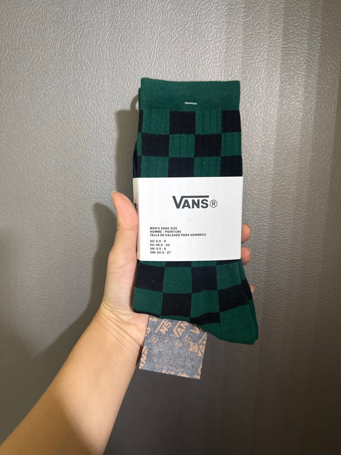 반스 vans LX PRIMARY 체크 양말 삭스 상품이미지1