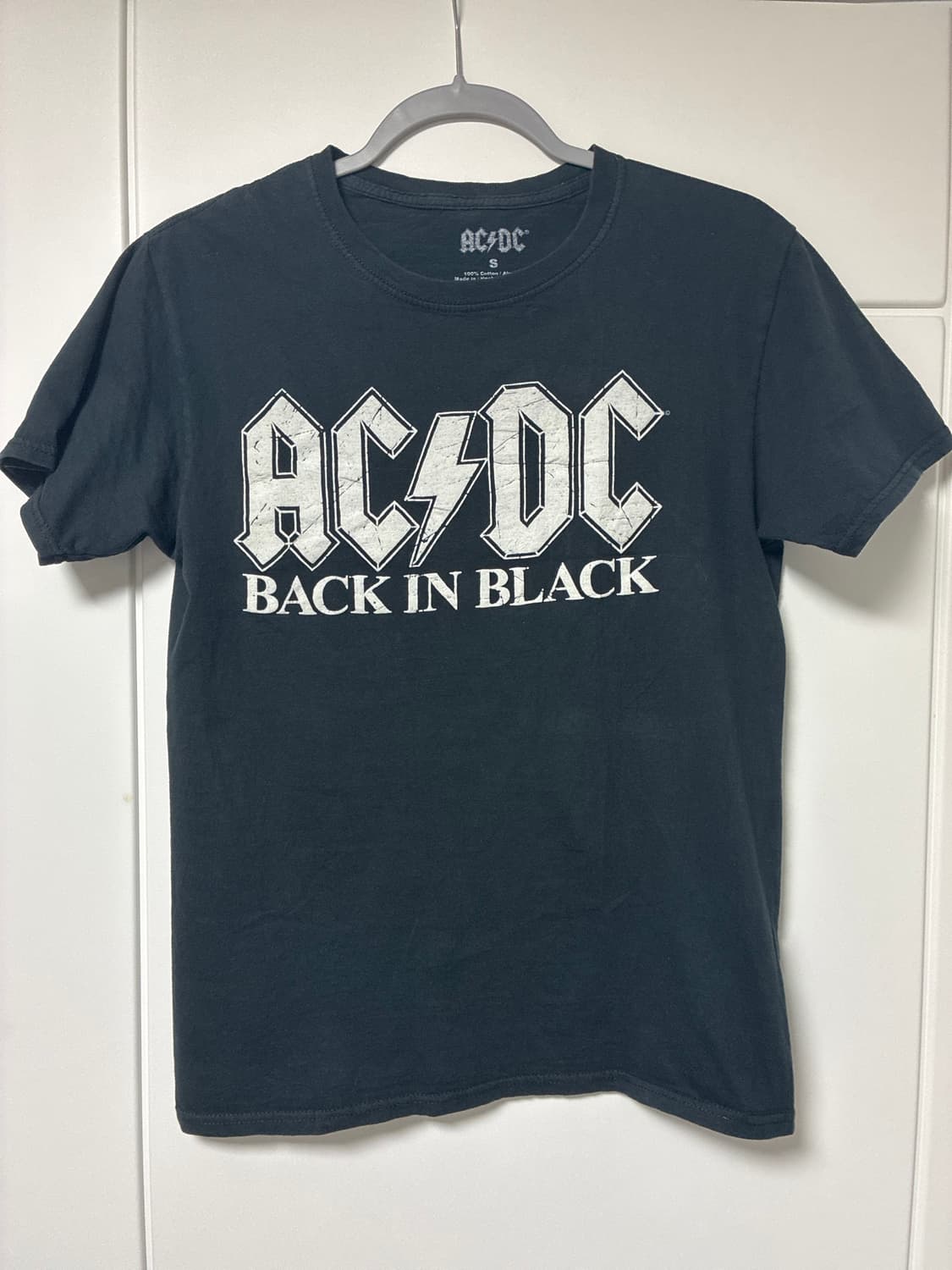 ACDC back in black 티셔츠 S 상품이미지1