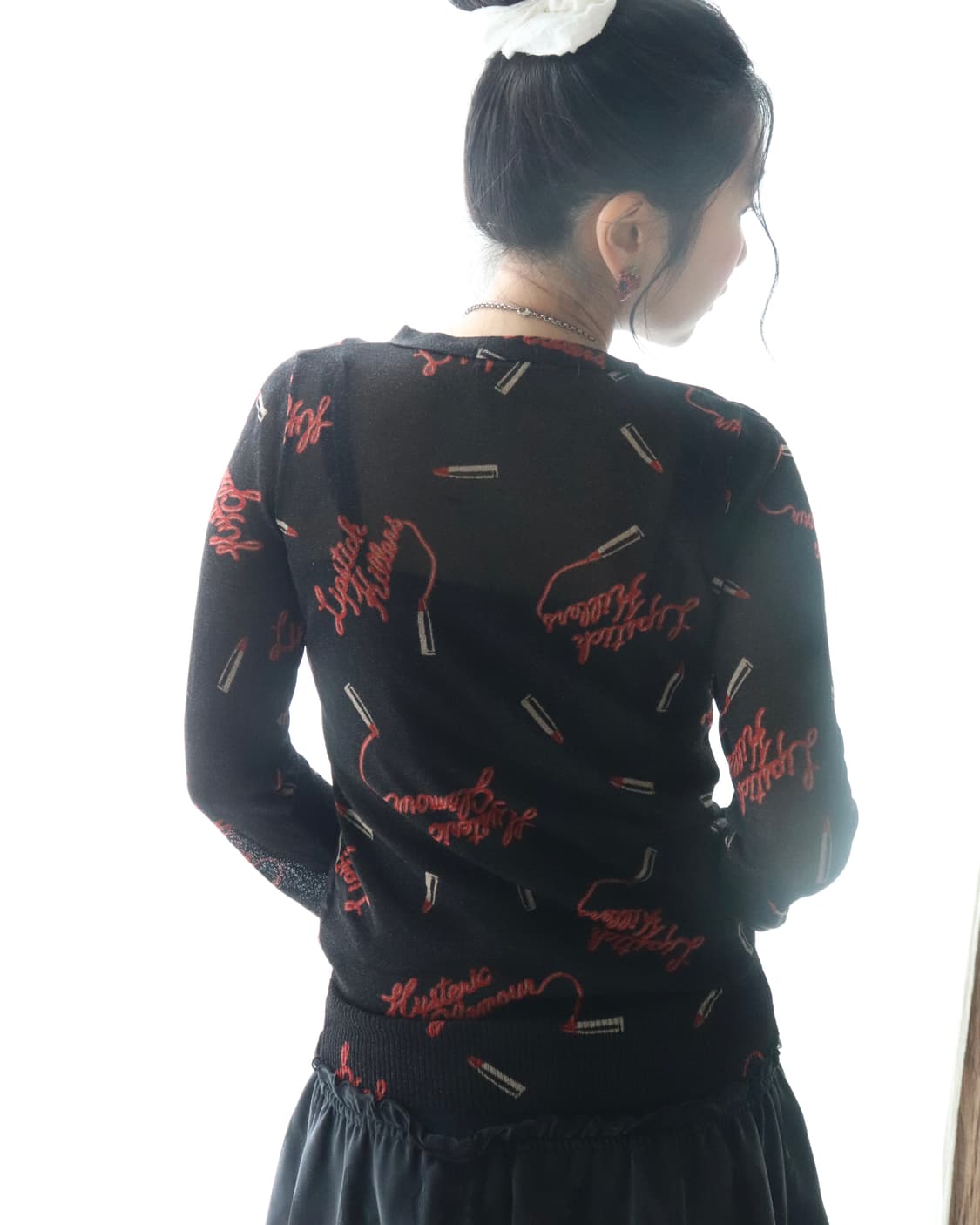 [Hysteric Glamour] Logo Sheer Cardigan 상품이미지7