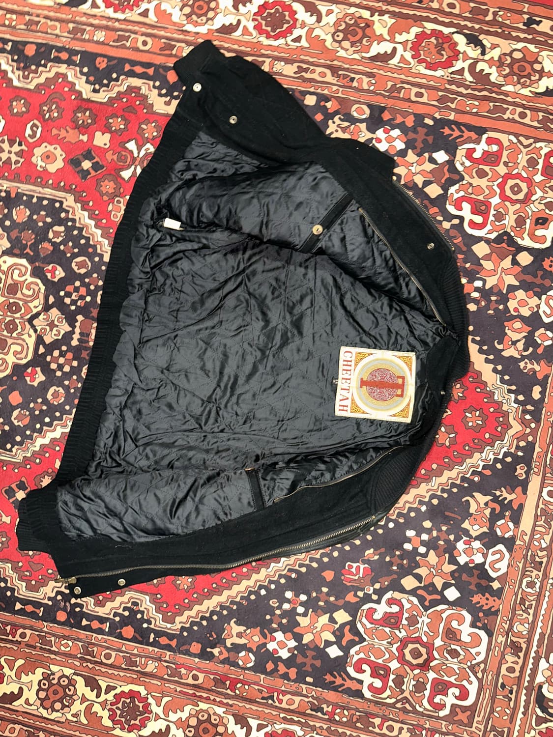 ( L-XL ) 가죽자켓 레더자켓 항공점퍼 항공자켓 빈티지가죽 양가죽 상품이미지7