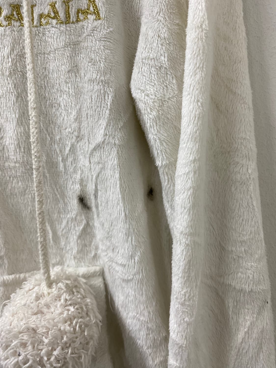 [Tralala] Gal Mood White Hoodie Zip Up 상품이미지4