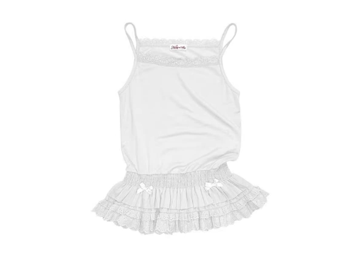 LACE CANCAN SLEEVELESS TOP 상품이미지1