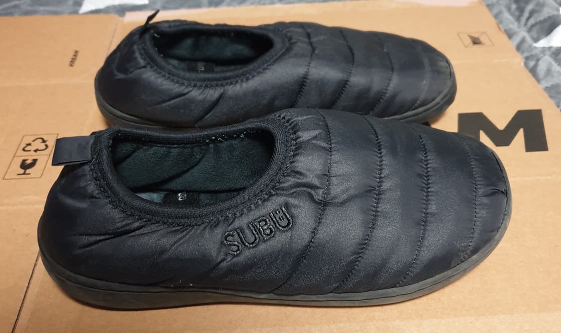 SUBU 패딩 방한 스니커즈 블랙 0사이즈 (230~240) 상품이미지1