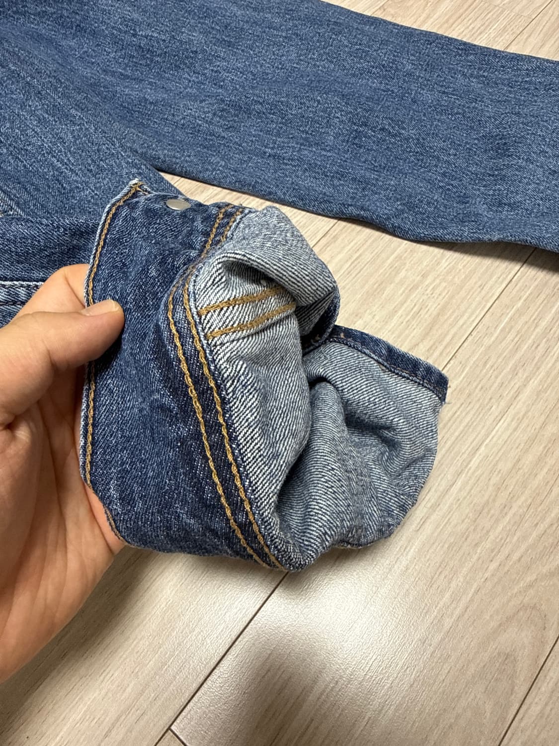 80s~00s 빈티지 J.Crew 데님 트러커 자켓 상품이미지7