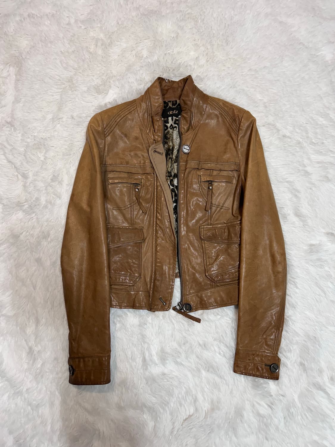 lambskin sand rider jacket 상품이미지1