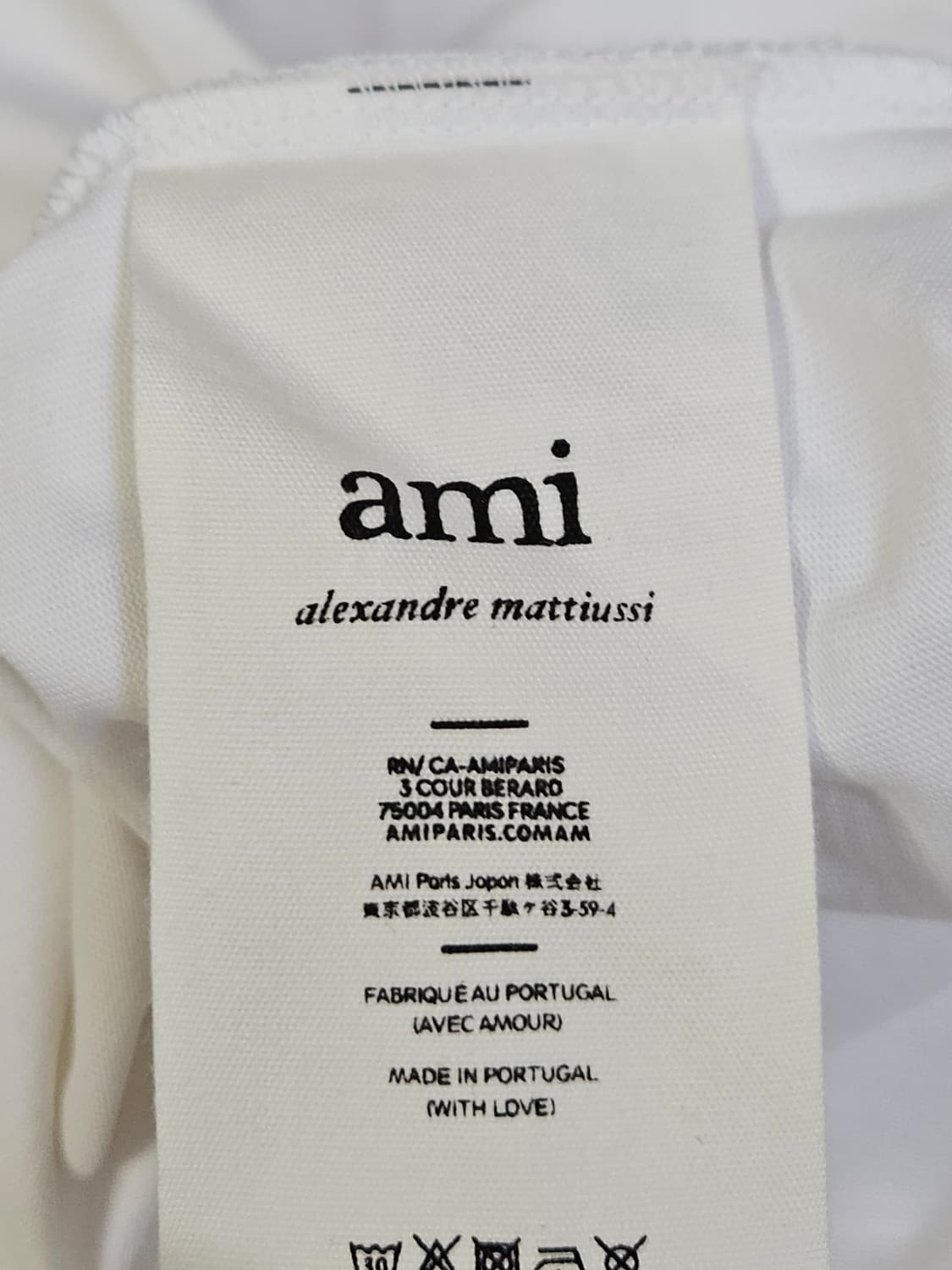 아미 AMI 케빈라이온스 정품 반팔 티셔츠 M (거의 새상품) 상품이미지6