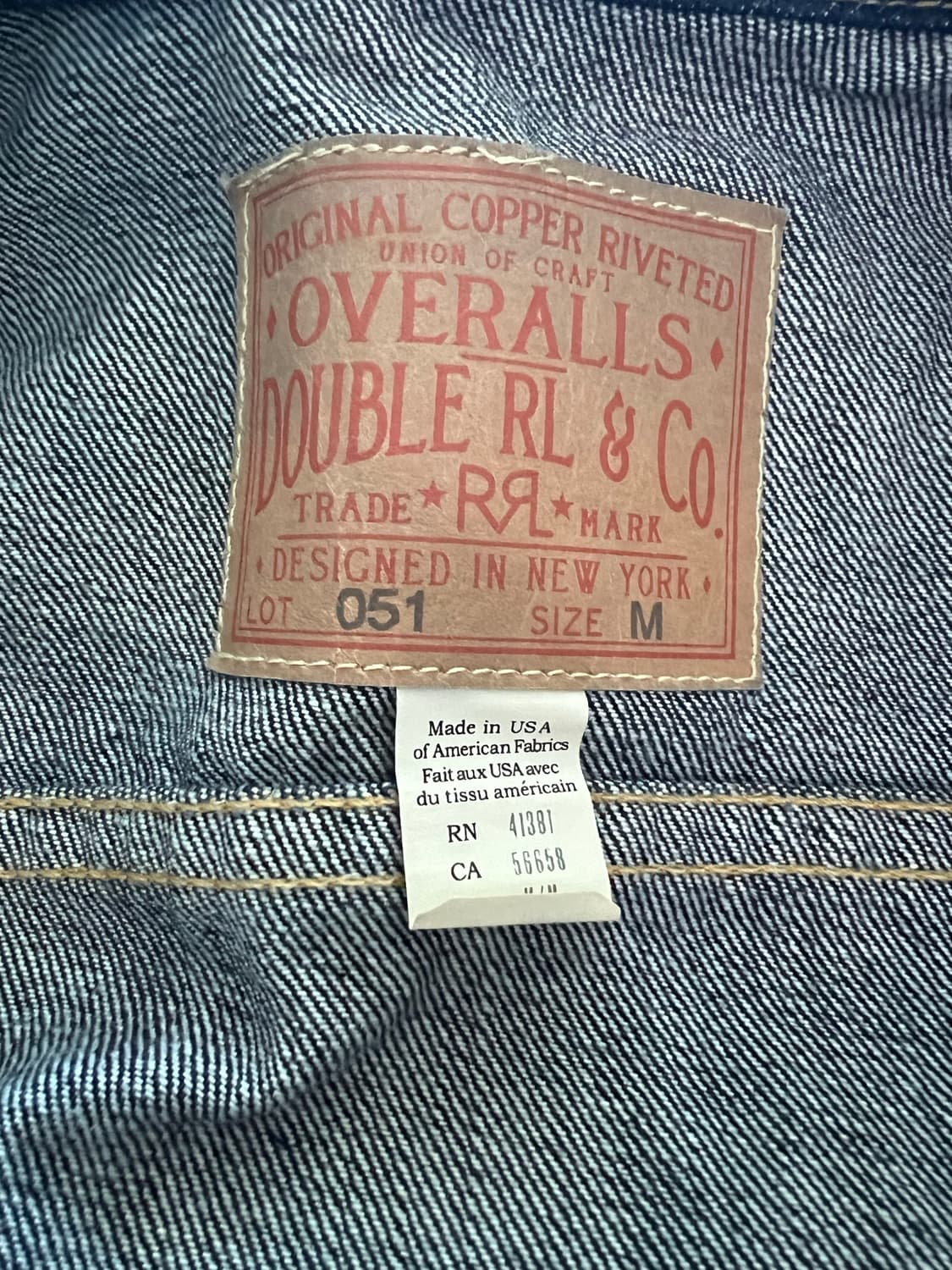 RRL rigid one washed (M) 상품이미지3