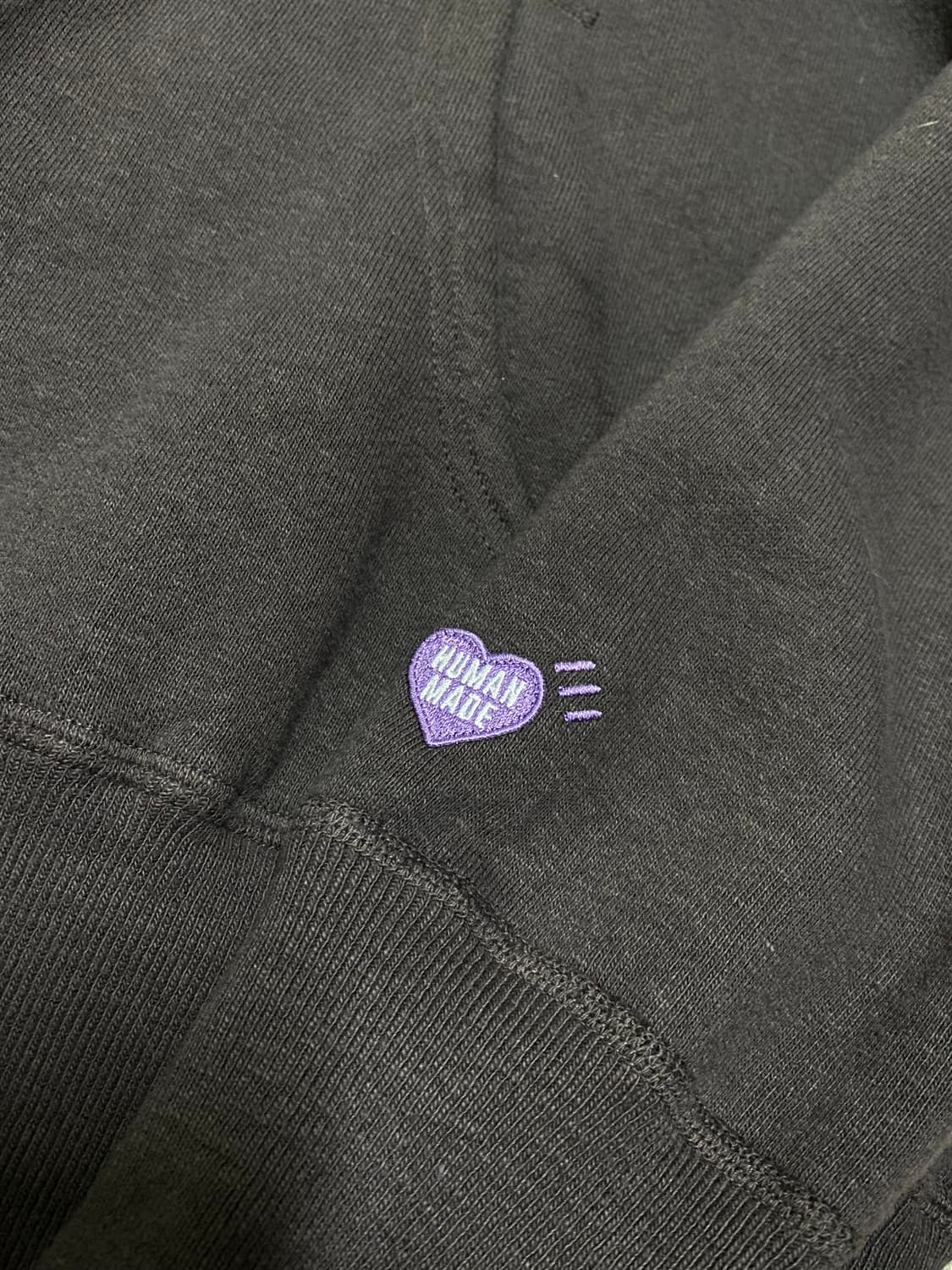 휴먼 메이드 츠리아미 후드 블랙 - 압구정 스토어 한정 / L 상품이미지5