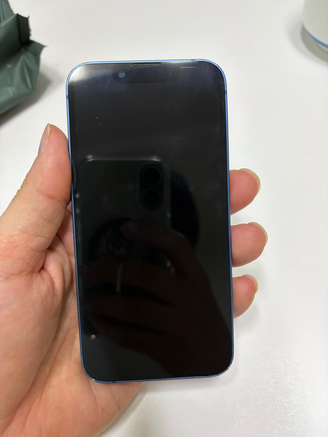 (미국직구 무음) 아이폰 13미니 128g 무음 블루 상품이미지4