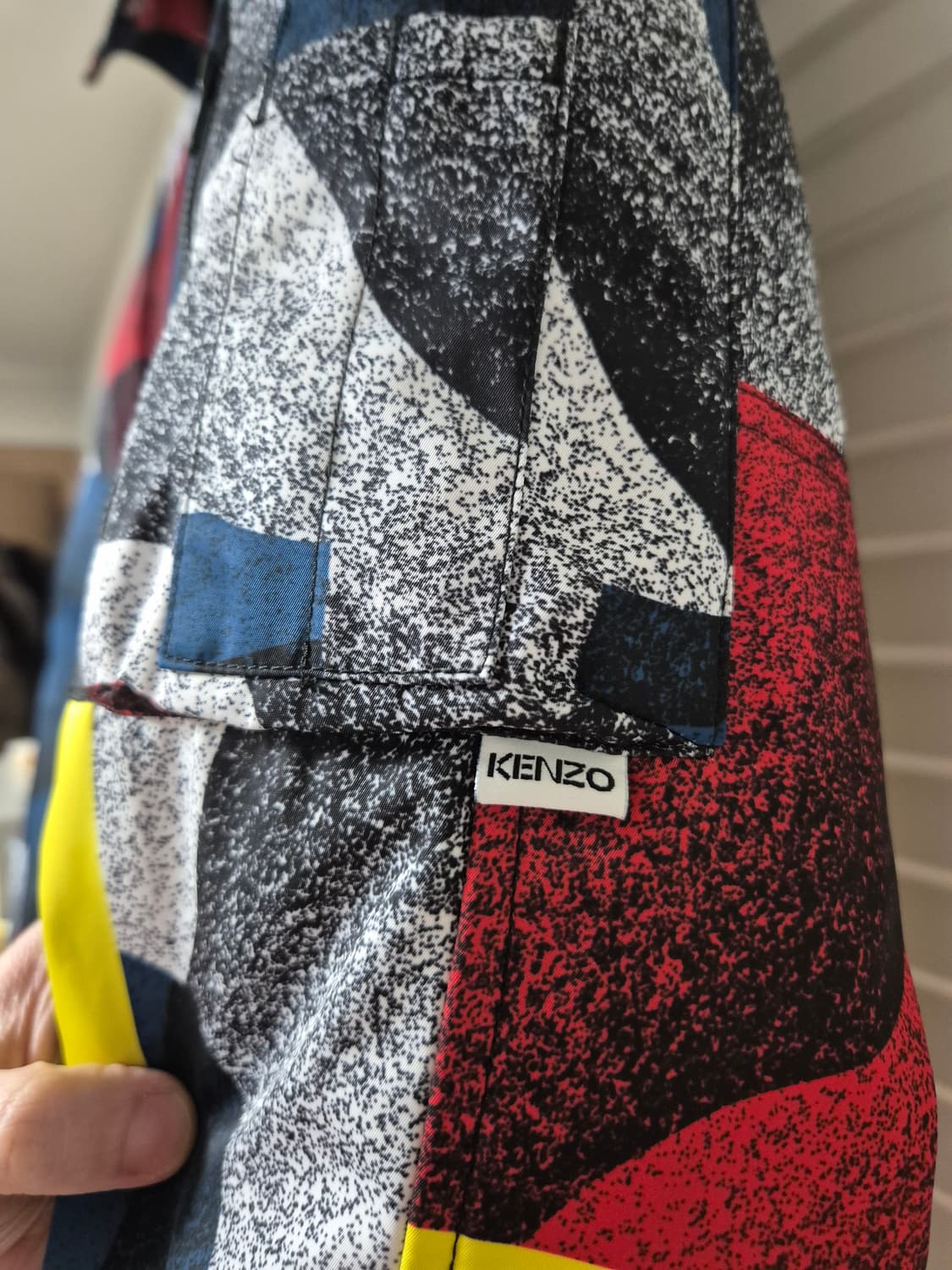 (S/여자55/남자95)겐조 후드 크롭 퍼 봄버 패딩 자켓 상품이미지4