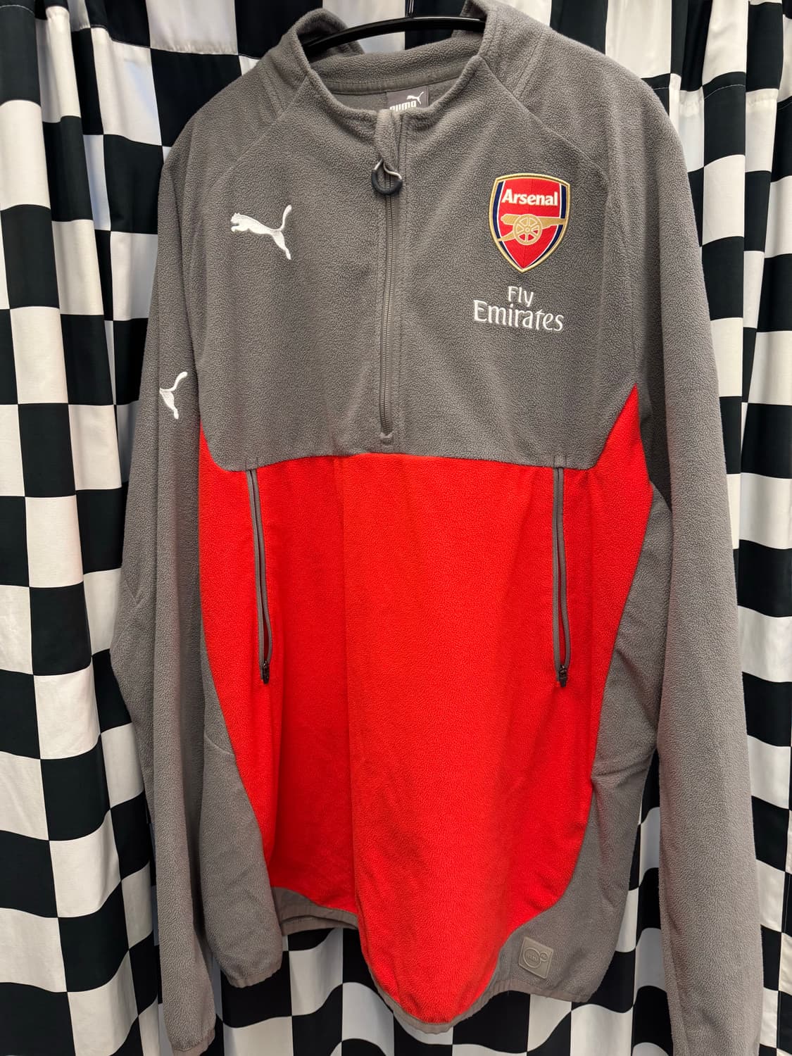 푸마 아스날 16-17 플리스 집업 처분 XXL 상품이미지1