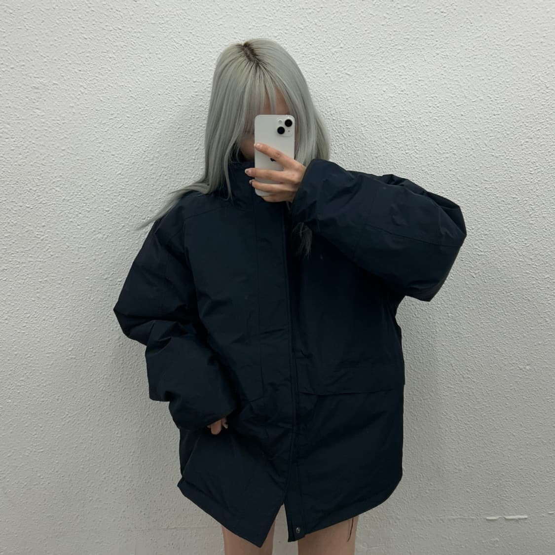 나나미카 네이비 고어텍스 다운자켓 XL 상품이미지3